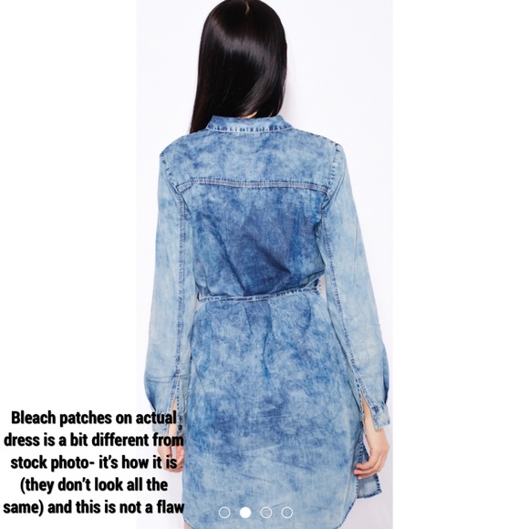 👯‍♀️Host Pick⚡️Noisy May Patric Denim Shirt Dress - Picture 4 of 12